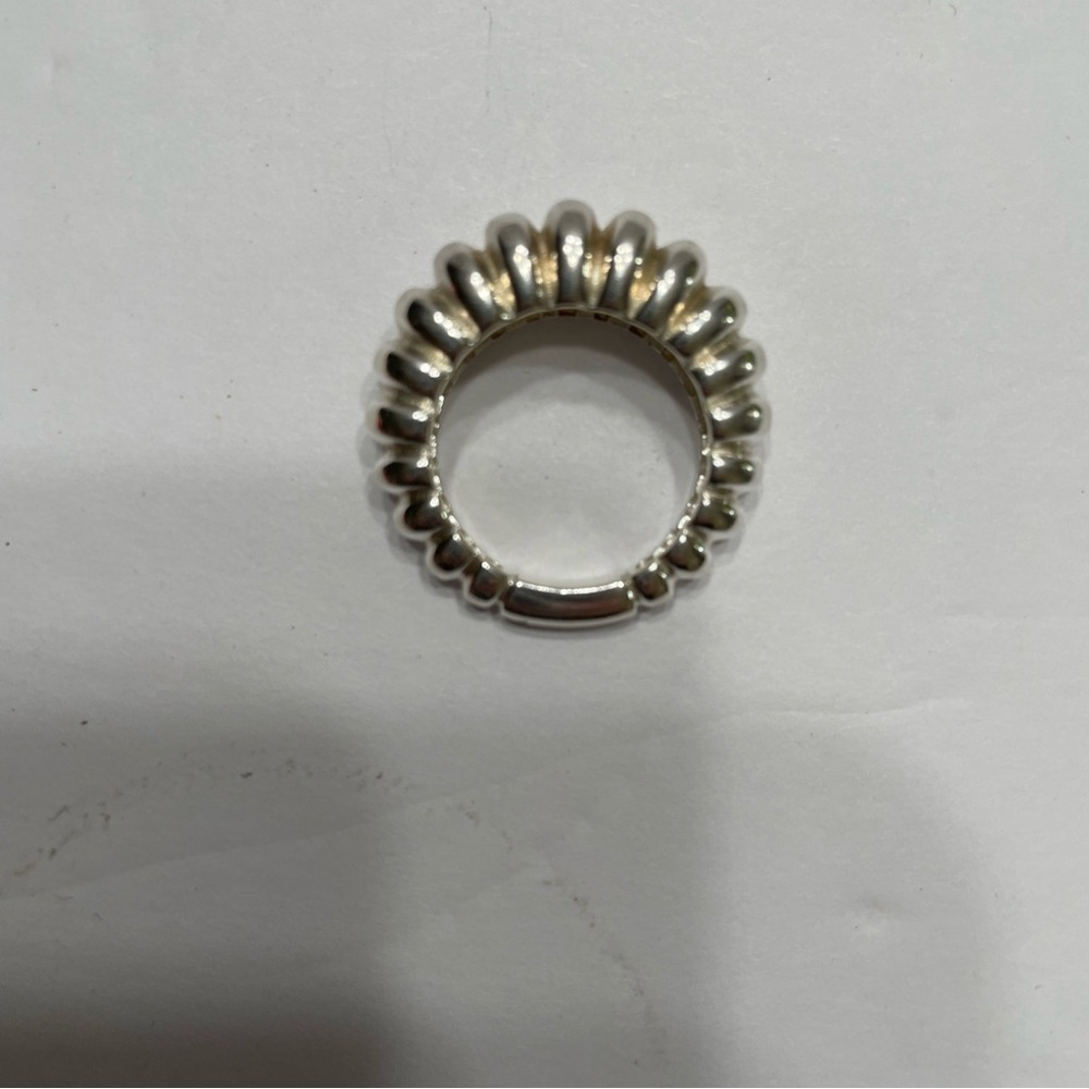 TOUS Elegant Silver Women's Ring Sz 7